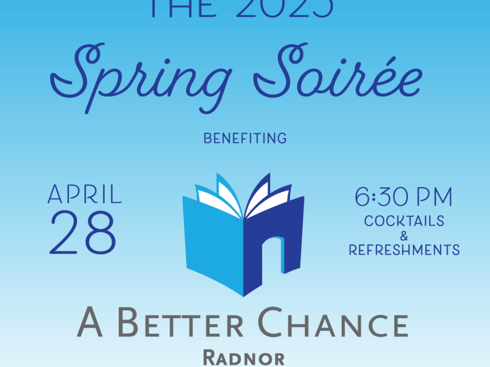 The 2023 Spring Soiree on April 28th at six-thirty pm